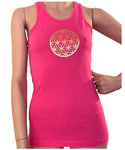Yoga Shirt Blume des Lebens-Pink